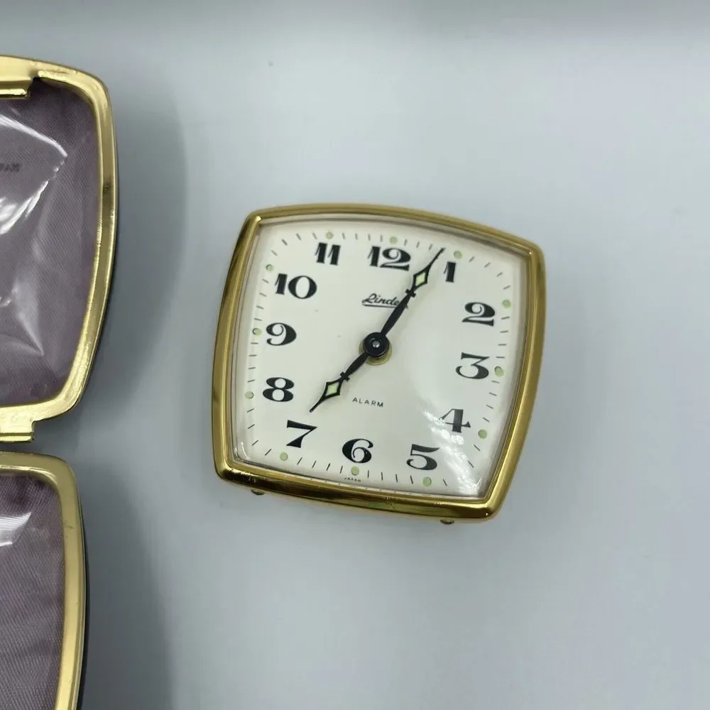 VINTAGE LINDEN TRAVEL ALARM CLOCK No 461